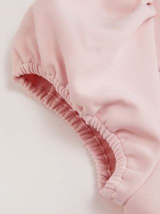 Woven Puff Sleeve Peter Pan Collar Button Front Blouse For Daily Casual Date