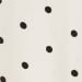 Satin Mid Rise Polka Dot Lace Trim A-line Midi Skirt