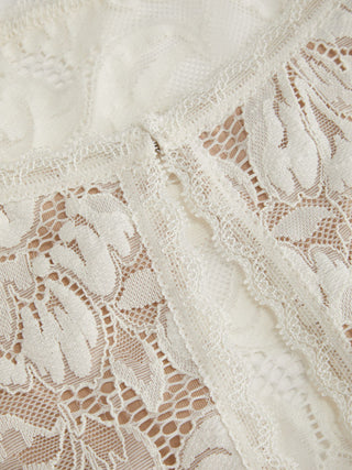 Lace Sheer Boat Neck Top