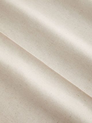 Woven Linen-blend Low Rise Pleated Wide Leg Trousers For Daily Casual Work