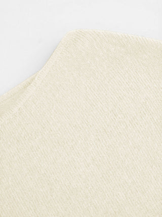 Knit Boat Neck Batwing Sleeve Top With Belt