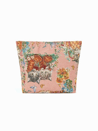 JACQUARD MAKEUP BAG