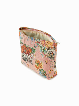 JACQUARD MAKEUP BAG