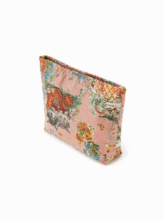 JACQUARD MAKEUP BAG