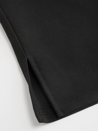 Mid Rise Solid Legging Capri Pants