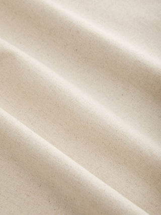 Woven Linen-blend V-neck Ruched Flared Maxi Dress For Daily Casual Vacation