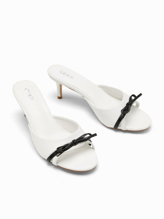 BOWKNOT KITTEN HEEL SANDALS For Date Party/Clubbing Wedding