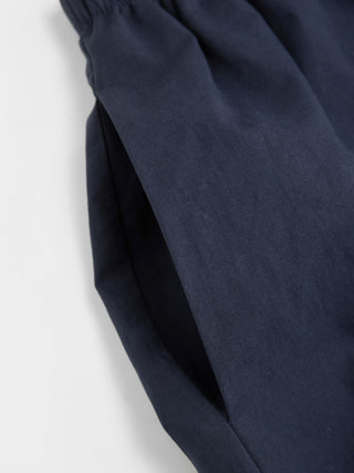 Cotton Mid Rise Drawstring Oversized Bermuda Shorts