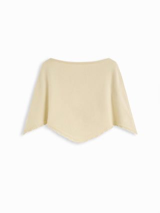 Knit Boat Neck Cloak Top & Lettuce Trim Shorts Set