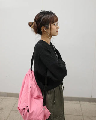 Oversized cropped knit