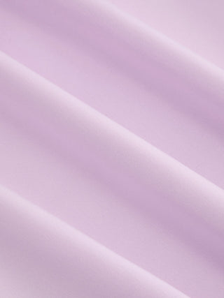 Satin Asymmetrical Neck Backless Maxi Dress