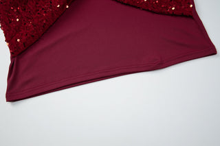 Glitter ruched button halter backless mini dress  | Festival Outfits Women