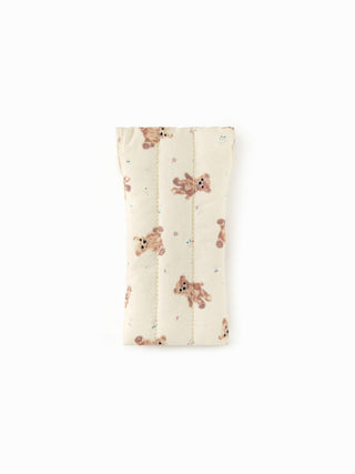 BEAR & FLORAL GLASSES POUCH