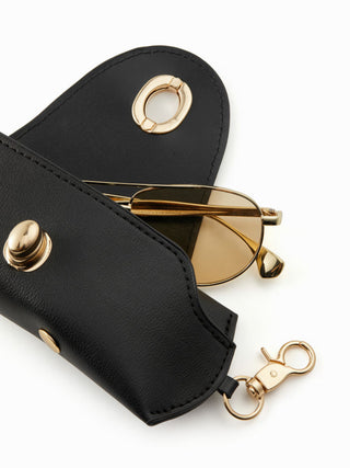 BUCKLE GLASSES BAG