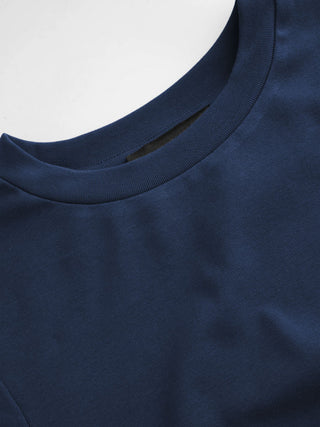 Cotton-blend Ruched Short Sleeve Tee