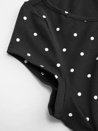 Boat Neck Ruched Tee