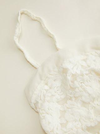Lace Sweetheart Crop Top & Low Rise Shorts Loungewear Set