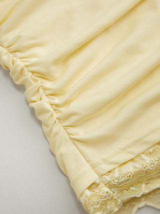 Sweetheart Neck Lace Panel Ruched Asymmetrical Hem Cami Top