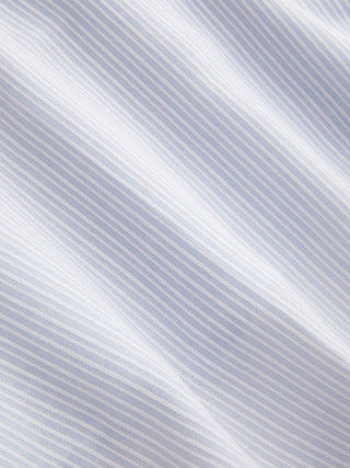 Cotton-blend Striped Halter Neckline Drawstring Peplum Hem Top