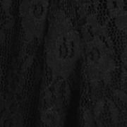 Lace Boat Neck Short Sleeve Backless Blouse & Cami Top Set