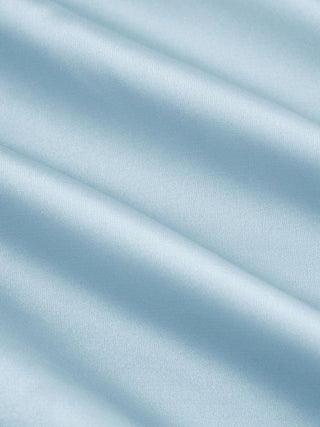 Satin Halter Neck Twist Knotted A-line Maxi Dress