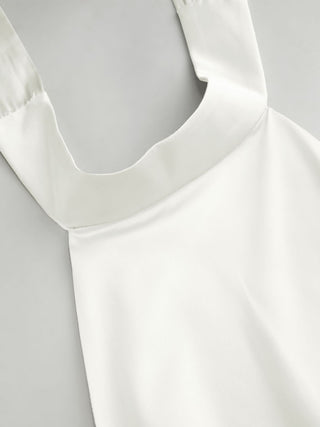 Satin Halter Neck Wrap High Rise Mermaid Maxi Dress