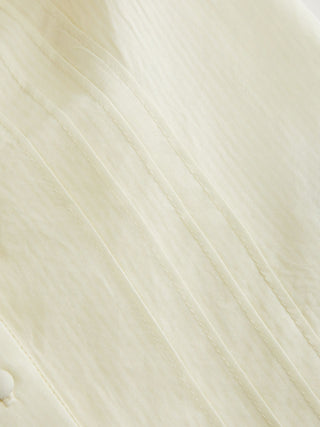 Cotton-blend V-neck Ruffled Tank Crop Blouse