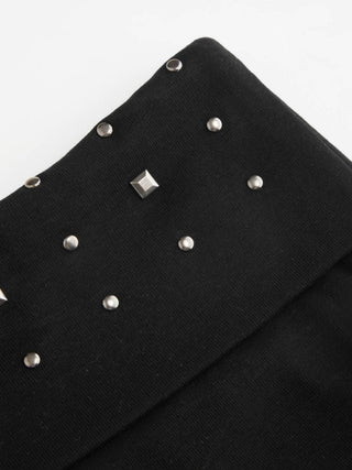 Cotton-blend Low Rise Metal Detail Micro Shorts