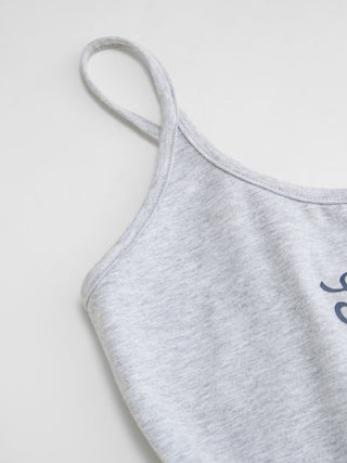 Sweet as Heaven Cotton-blend Scoop Neck Graphic Cami Top
