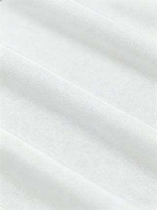 Mesh Ruffle Hem Maxi Dress