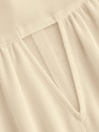 Cowl Neck Oversized Blouse Longline