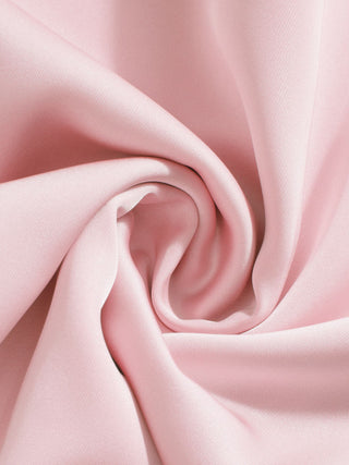 Satin High Neck Cape Sleeve Maxi Dress