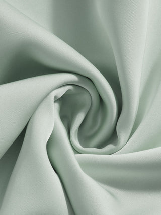 Satin High Neck Cape Sleeve Maxi Dress