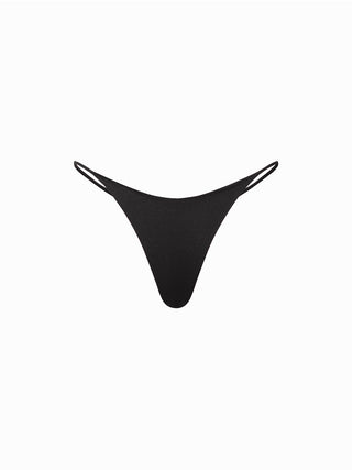Cotton-Blend Low Rise Thong
