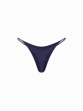 Cotton-Blend Low Rise Thong