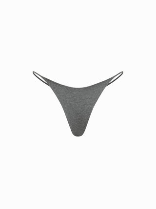 Cotton-Blend Low Rise Thong