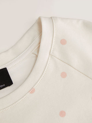 Polka Dot Lamb Print Short Sleeve Tee
