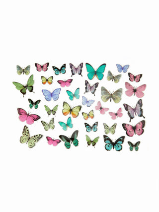36PCS BUTTERFLY PATTERN WALL STICKERS