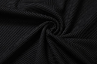 Lace hem v neck ribbed backless cami mini dress