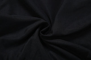 High neck ruched irregular mesh solid mini dress