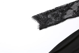 Long sleeve lace patchwork v neck maxi dress