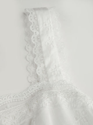 Cotton-blend Sculptural Sweetheart Ditsy Floral Lace Up Ruffled Maxi Dress