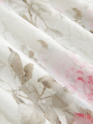 Lace Floral Sweetheart Tiered Mini Dress