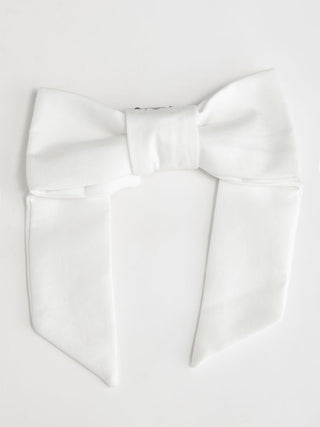 Cotton-blend Peter Pan Collar Bowknot Ruffled A-line Mini Dress