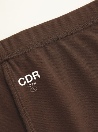 Knit Fabric CDR Low Rise Micro Shorts  For Daily Casual