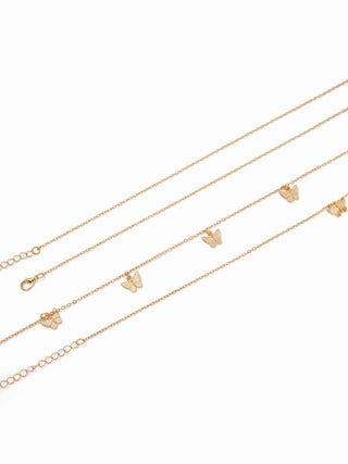 BUTTERFLY LAYERED WAIST CHAIN