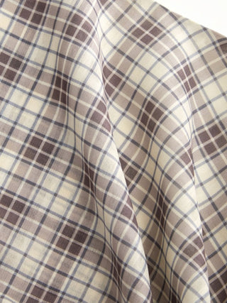 Plaid Halter Neckline Draped Straight Mini Dress