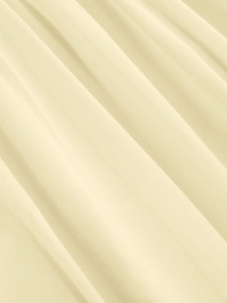 Chiffon Draped Flared Maxi Dress