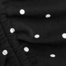 Polka Dot Drawstring Crop Cami Top & Low Rise Drawstring Micro Shorts Set