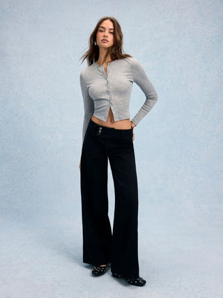 Denim Low Rise Baggy Jeans